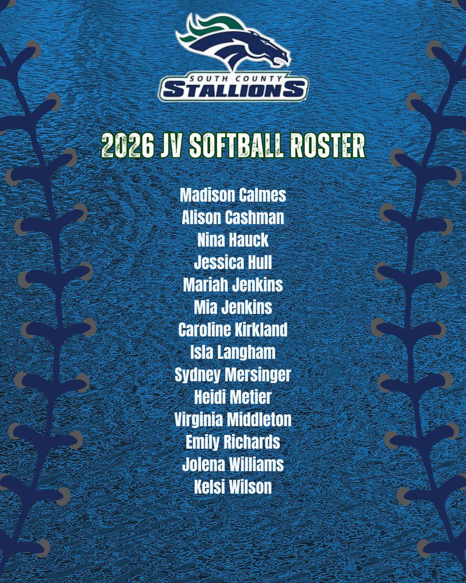SoCoSoftball's tweet photo. Your very talented JV 2026 Stallion Softball team. https://t.co/g18z6r2D1D