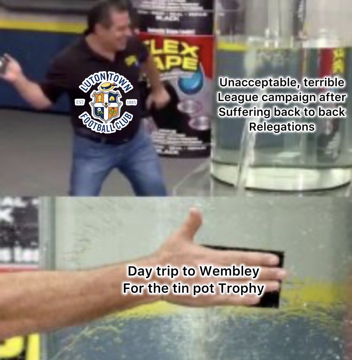 tinfoilhattter's tweet photo. Ffs #lutontown #ltfc https://t.co/RMWFEFcoHw