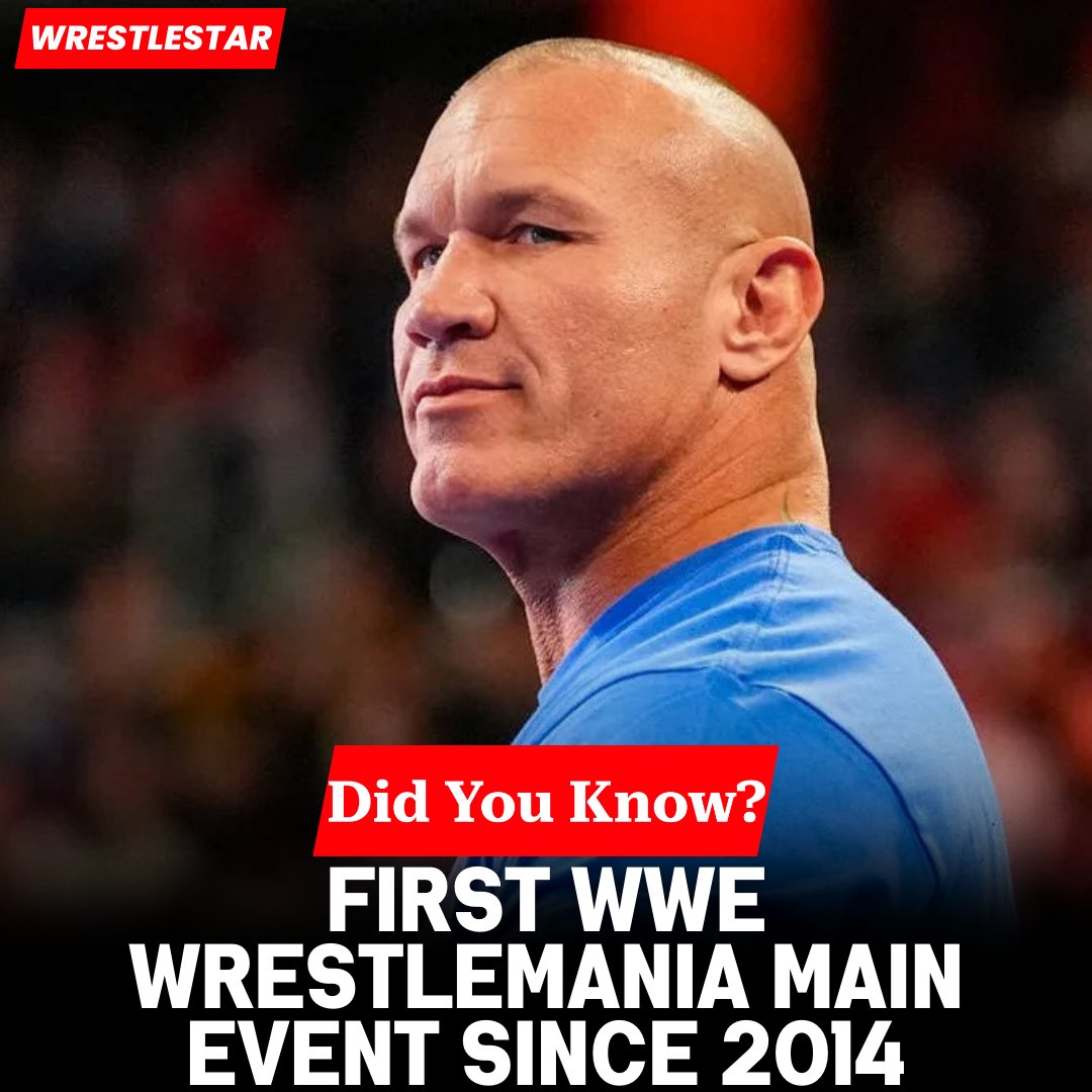 #RandyOrton will make his return to a WrestleMania main event at WrestleMania 42, his first since 2014! #WrestleMania