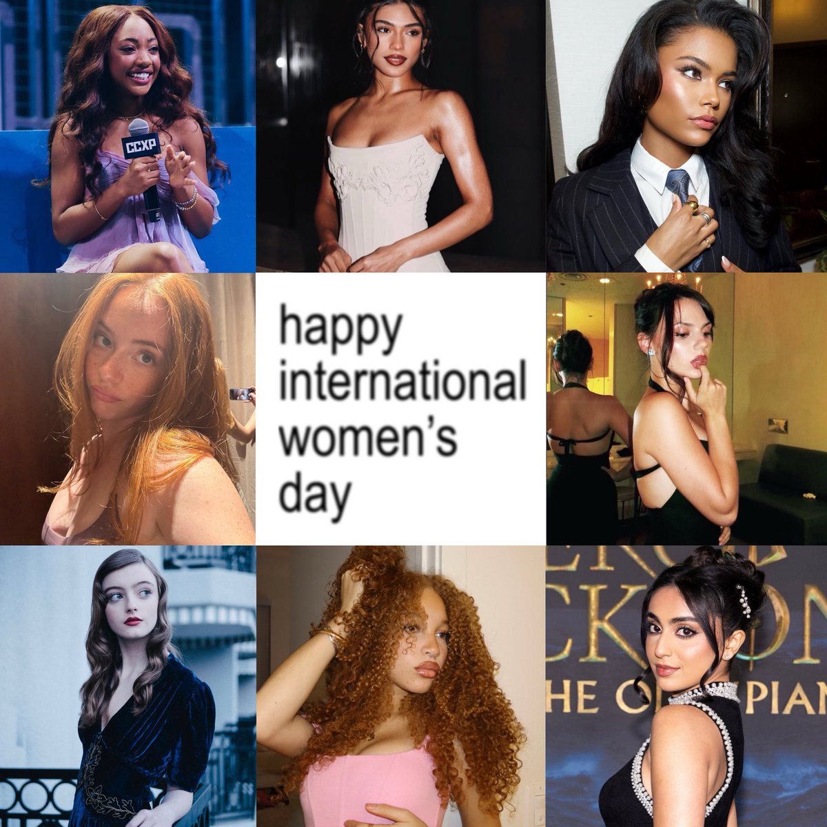 happy international women’s day to all our talented pjo girls who make the show so much more special 💓