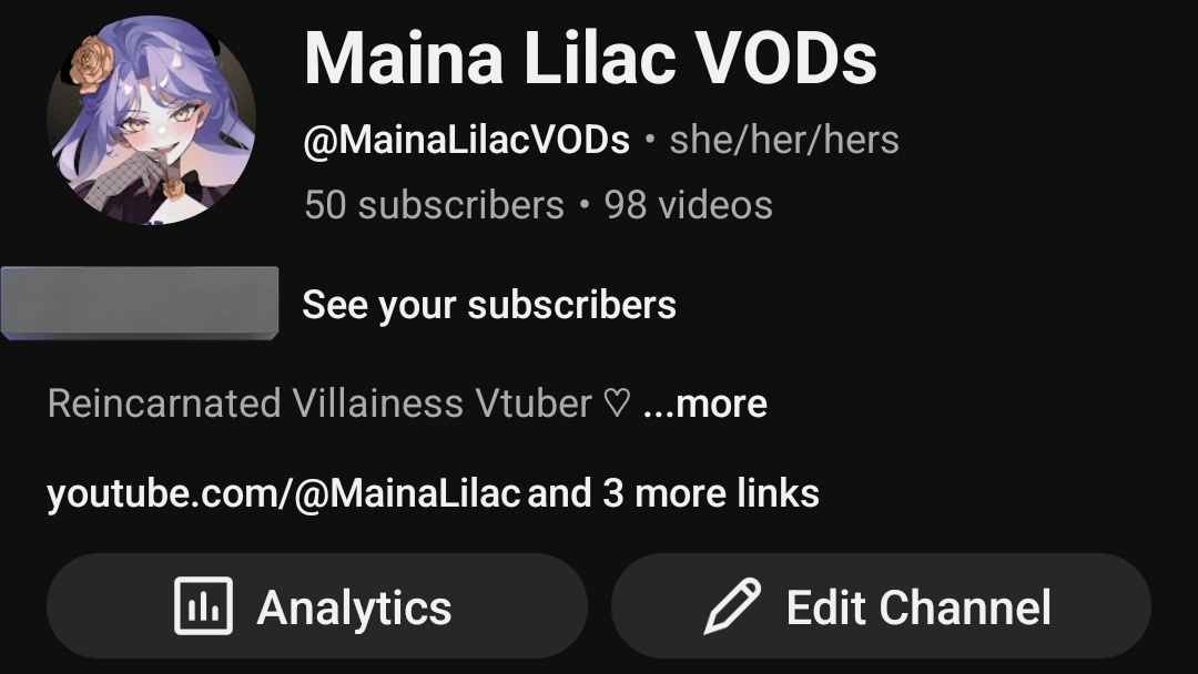 Maina Lilac ☔️🌱 VTuber tweet media