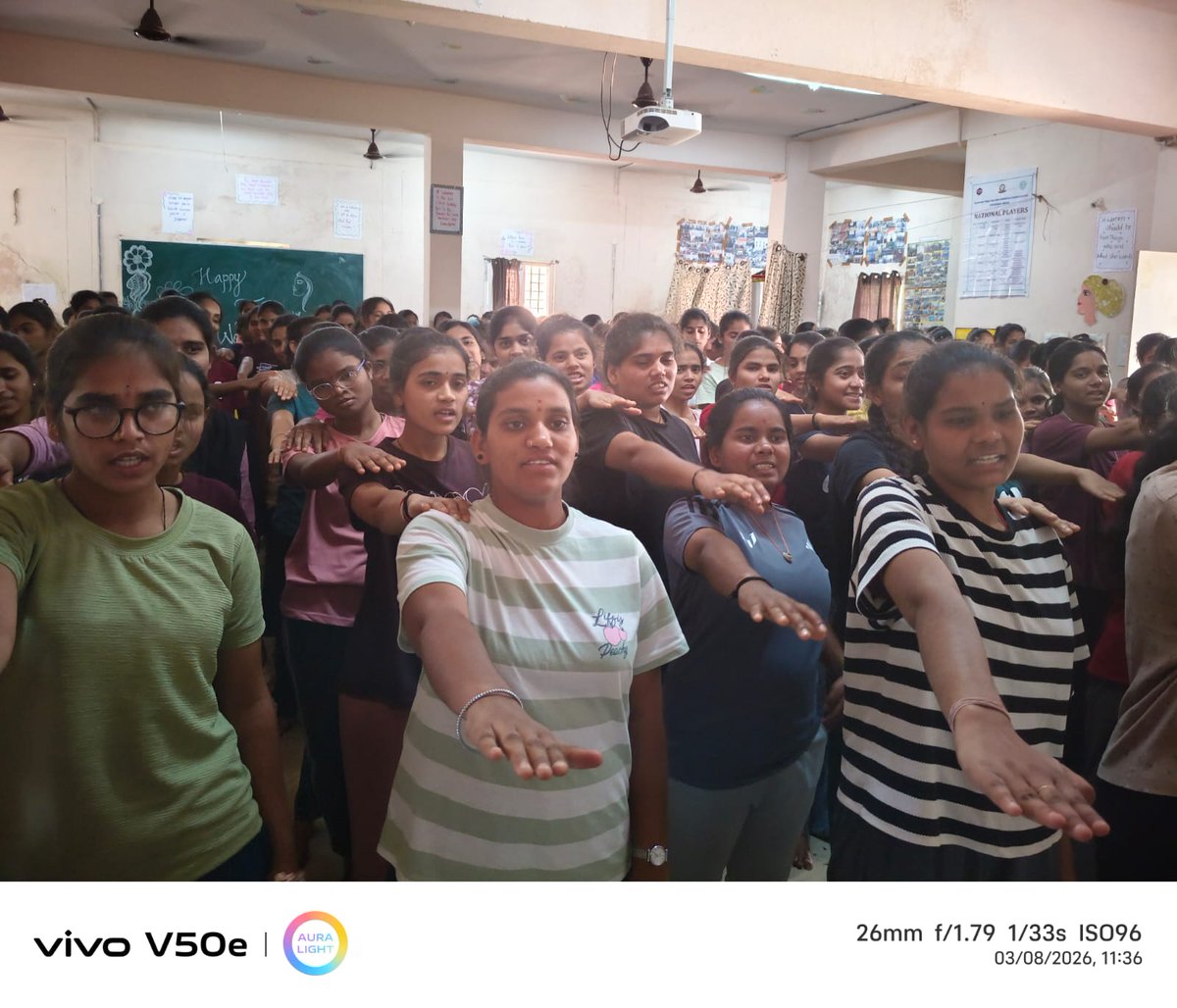 visionngon's tweet photo. Women’s Day, VISION NGO in association with JustRightsIndia organized an awareness programme at Tribal Degree College, and Lingusanpally village Grampanchayat Medak District. Students were sensitized on women’s rights, gender equality, legal services &amp; empowerment. 👩‍🎓✨ #IWD2026 https://t.co/ZG5lpcToze