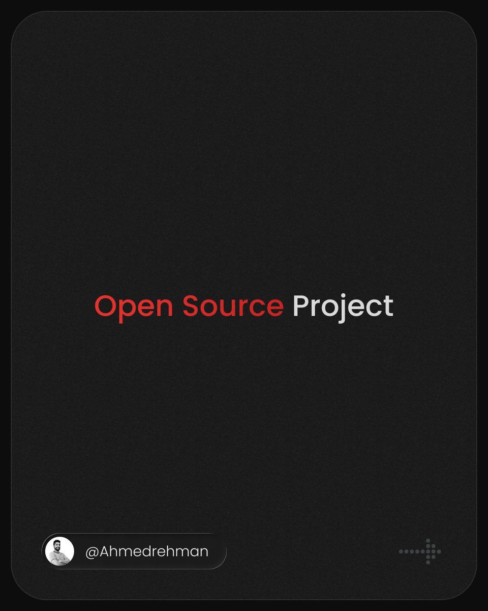 ar_uiux's tweet photo. These 4 open-source projects are game-changers for your workflow. From AI automation to dev communities.
Follow for more @ar_uiux
#OpenSource #WebDevelopment #CodingLife #SoftwareEngineering #AI #DeveloperTools #DailyDev #Github #TechStack #Programming #WebDev https://t.co/KTiS76jm3i