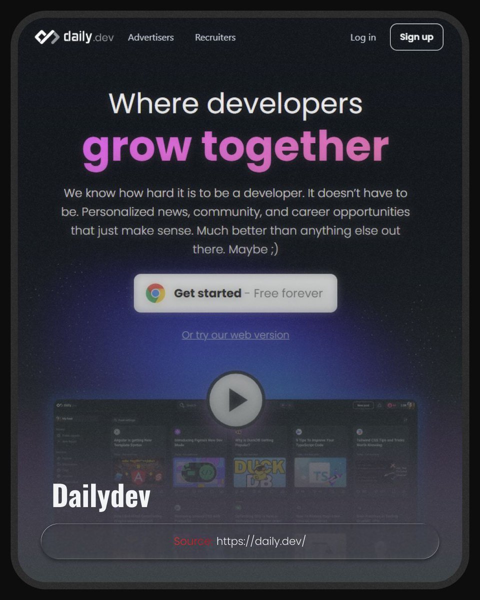 ar_uiux's tweet photo. These 4 open-source projects are game-changers for your workflow. From AI automation to dev communities.
Follow for more @ar_uiux
#OpenSource #WebDevelopment #CodingLife #SoftwareEngineering #AI #DeveloperTools #DailyDev #Github #TechStack #Programming #WebDev https://t.co/KTiS76jm3i