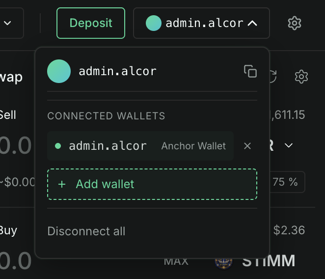 Alcor Exchange tweet media