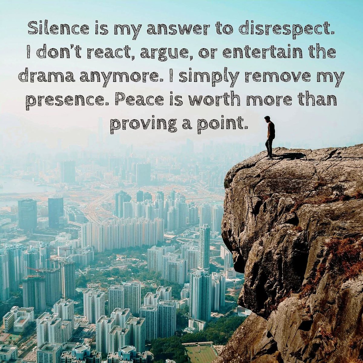 AWillbrandt1047's tweet image. Respecting your peace is the real power. Sometimes walking away quietly speaks louder than words ever could. 🔇✨ #ProtectYourPeace #quotes