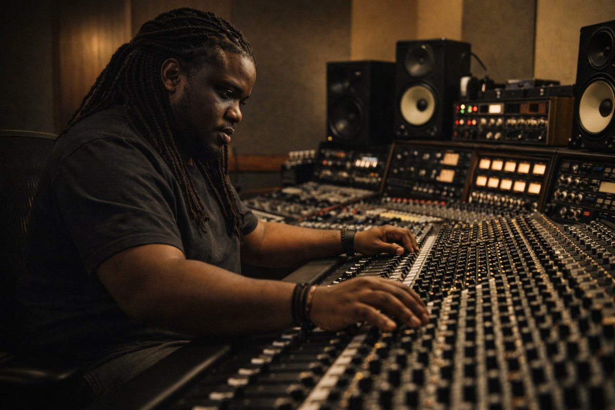 dalevirgo's tweet image. AI can simulate a lot, but it can’t feel the grit of a real bass string or that specific swing in a live take. 🎸 There’s a frequency in the human soul no algorithm can catch. Keeping it authentic in the lab today. 🇯🇲✨ #MusicProduction #HumanSoul #DizzleVirgo