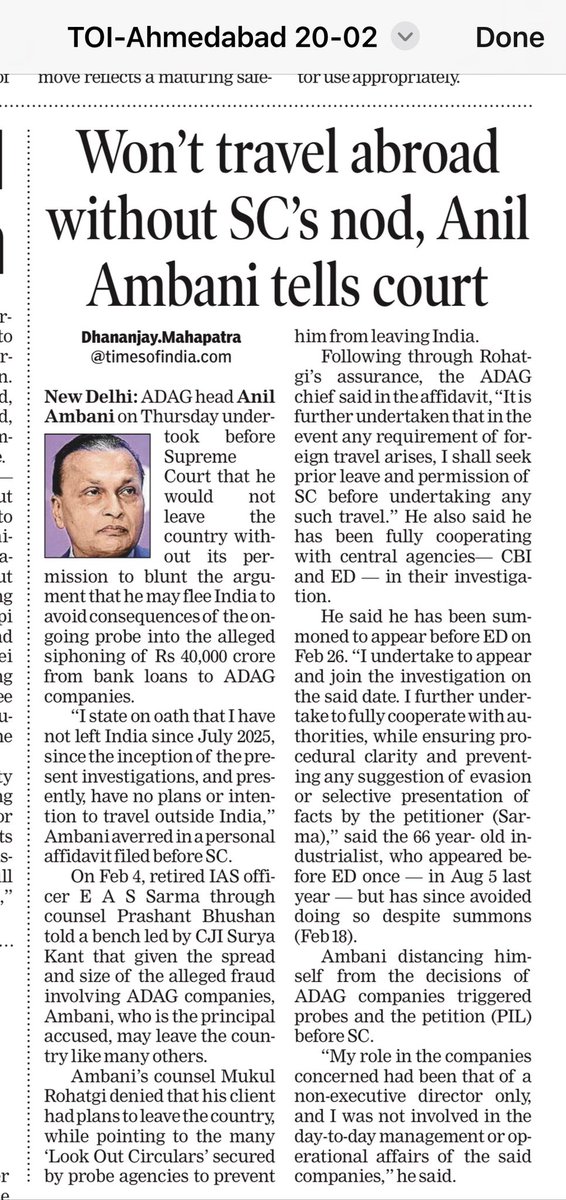 UJJAVALSHAH2's tweet image. Petitioner E A S Sarma IAS was removed as Enviornment Secretary by Mukesh n Anil Ambani as he was going by the rule book while giving green clearance to Reliance. Sarma resigned frm Civil services n joined NGO. Now AA facing music frm him. Karmic retribution in full display.