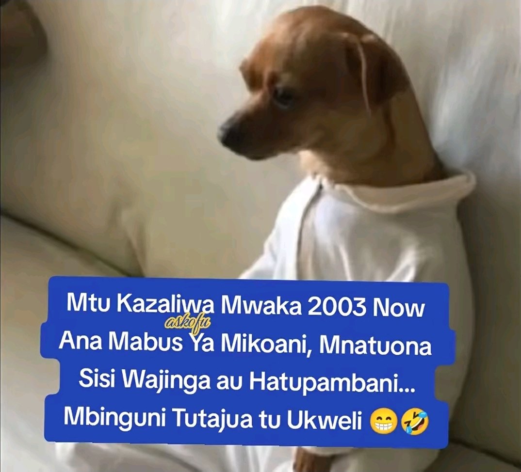 Shida ukisema nawewe upite ya mkato ndo unakuwa wa mfano sasa😅😅