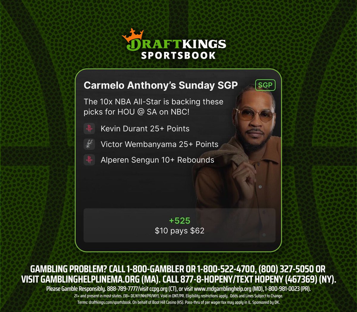 Carmelo Anthony tweet media