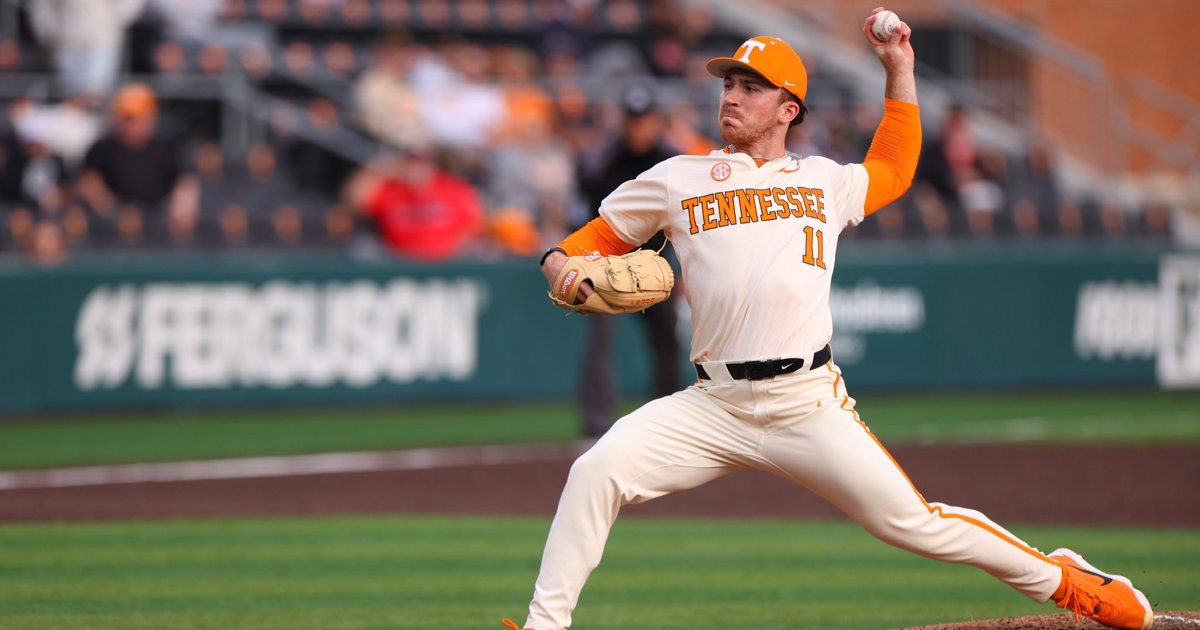 _Cainer's tweet image. Since walking the leadoff man to begin the game, Tennessee's Evan Blanco has retired nine-straight.

Tennessee 0, Wright State 0 | Mid 3

Live Updates 🔗on3.com/boards/threads…