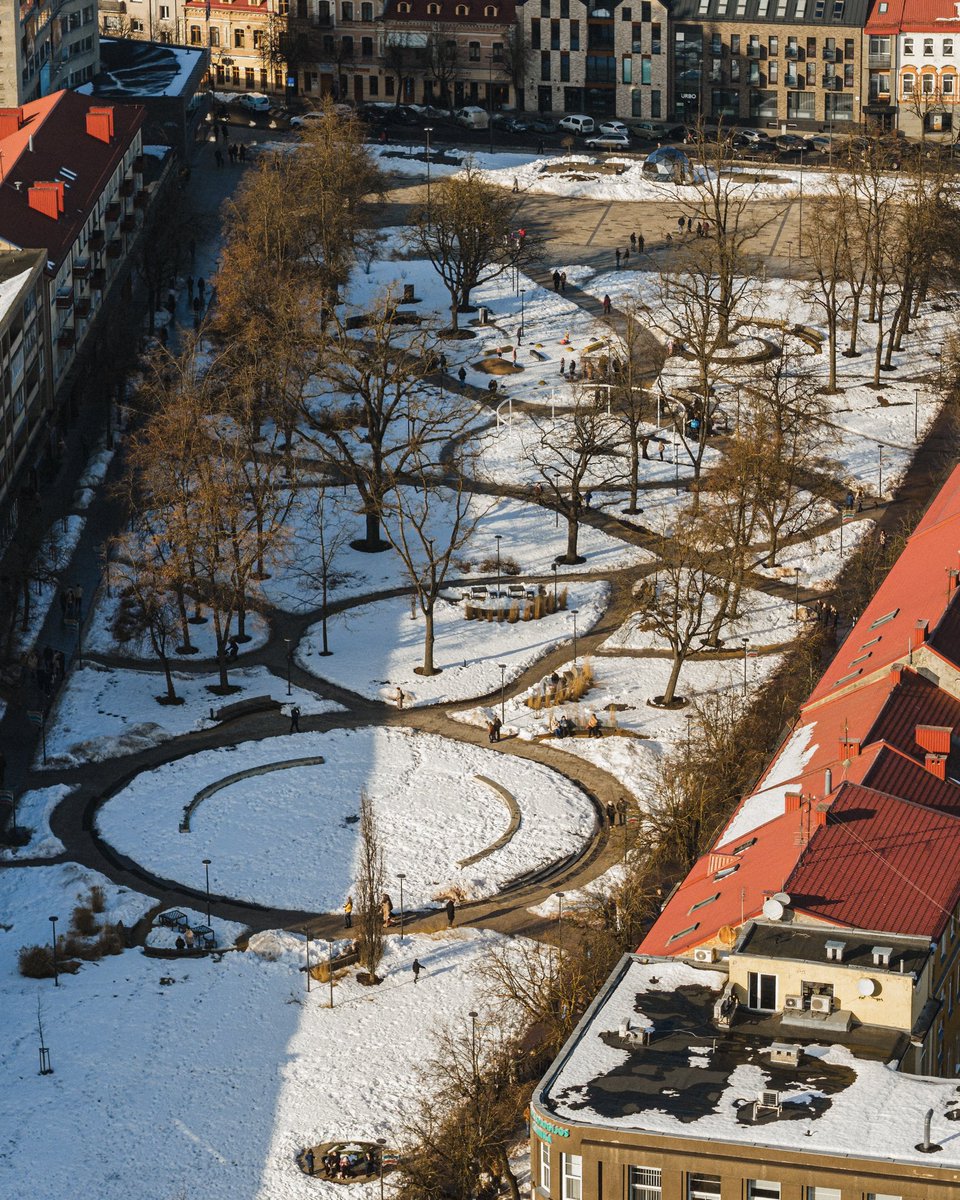 #Panevėžys #Lithuania #Mavic4Pro #dronas #panevezysnow #drone #Lietuva
