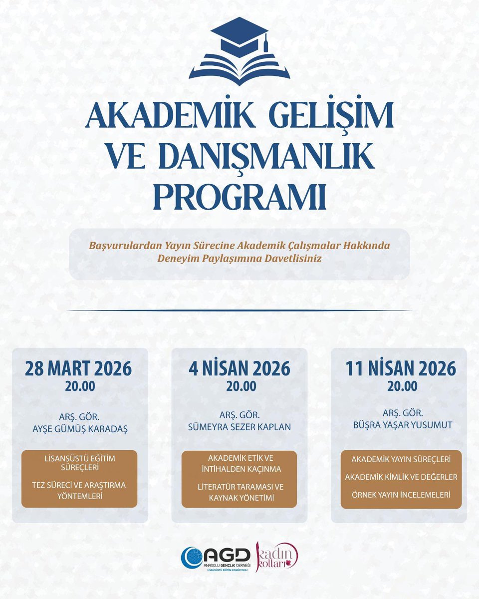 AGD Kadın Kolları Üniversite Komisyonu tweet media