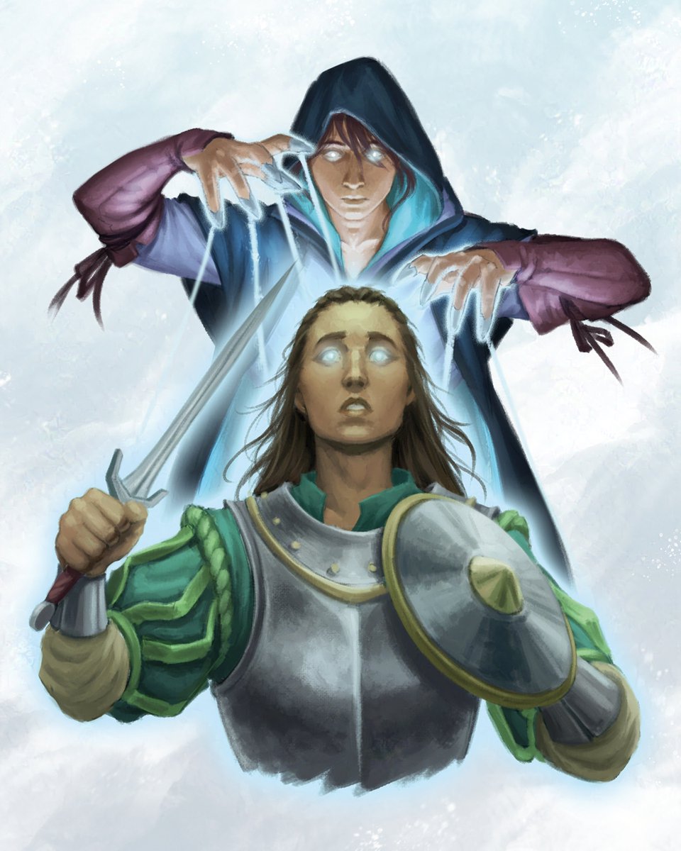 More art done for Book of Spirits by Beyond the Screen. Illustrating the spell “Dominate Person”.

#bookofspirits #dnd5e #ttrpgart #fantasyillustration