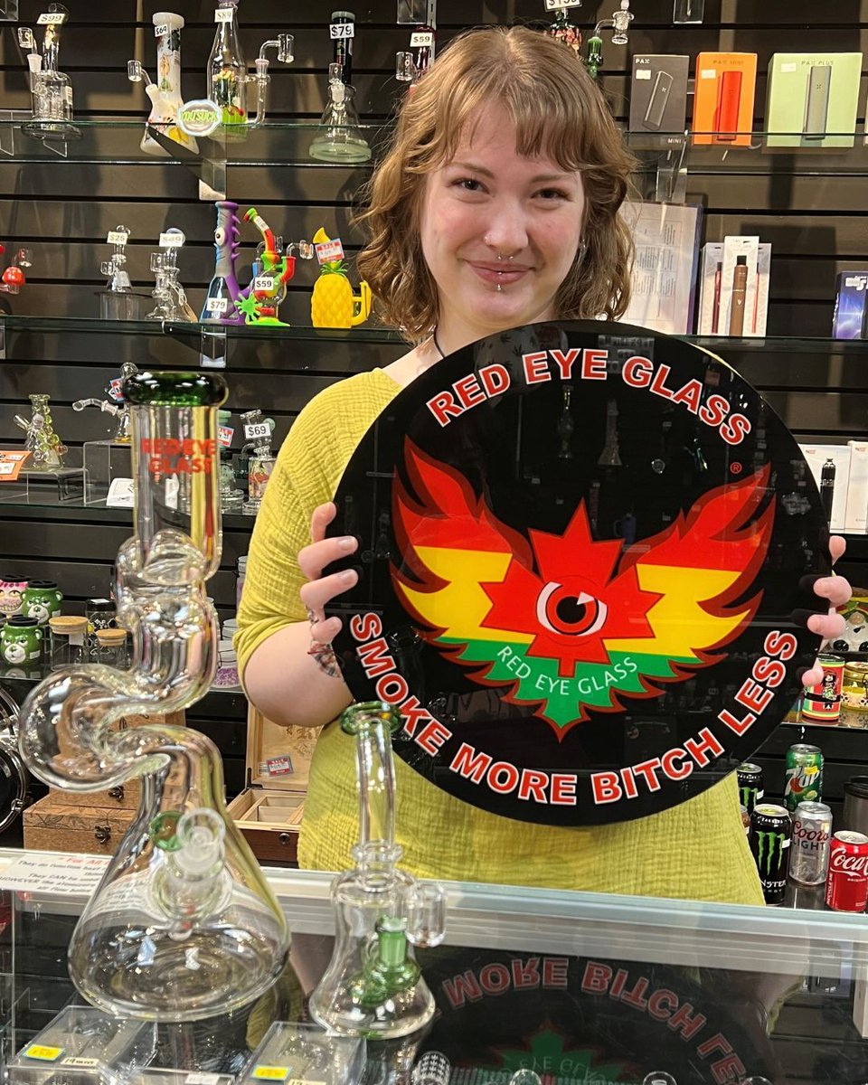 GordsSmokeShop's tweet image. Truer words have never been spoken💨 
Come check out all the Red Eye Glass we have on the shelves! 

#SmokeMoreBitchLess #RedEyeGlass #LocalSmokeShop #RedDeer