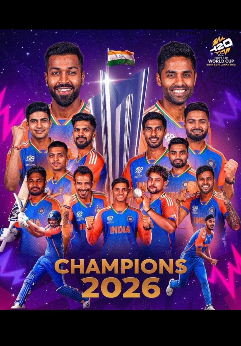 We are The Champions Now 

Congratulations ❤️👌

#INDvsNZ