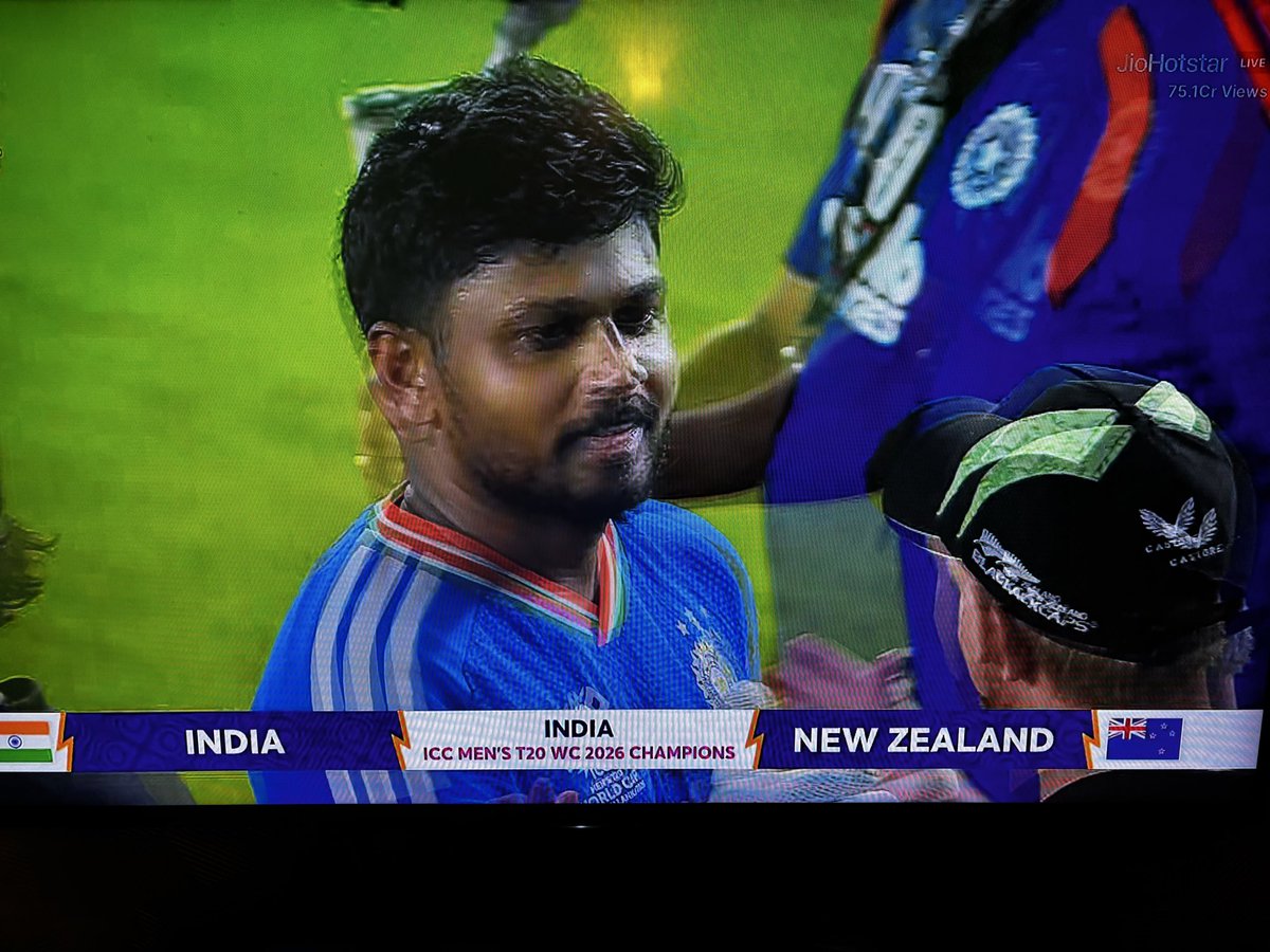 theviralmail's tweet photo. India creates history by winning two #T20WC back to back ….. third time across the timeline of the format

#T20WorldCup2026final #indvsnzfinal https://t.co/YuZD8hYW2M