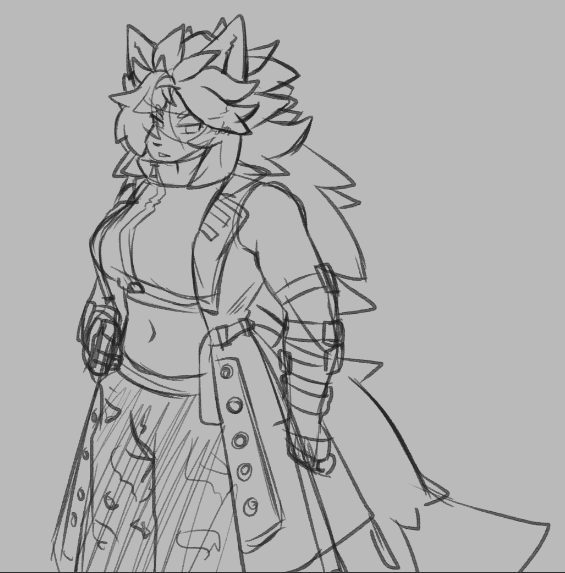 I created a Roblox avatar that isn't my main fursona lol.

And I decided to draw her; her name is Rosz the demon Wolf.🐺🩸
#furry #furryartist #ケモノ #メスケモ #furrygirl #kemono #sketchart