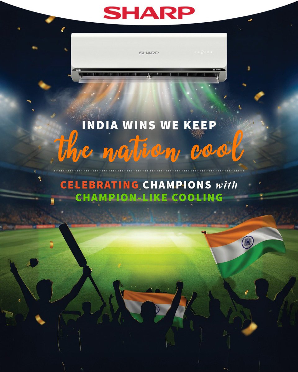 SHARP India tweet media