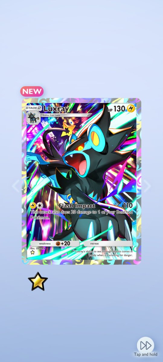 AllexusGames's tweet photo. Finally pulled some neat-o card in TCG Pocket! https://t.co/BIl1zqGiJ5