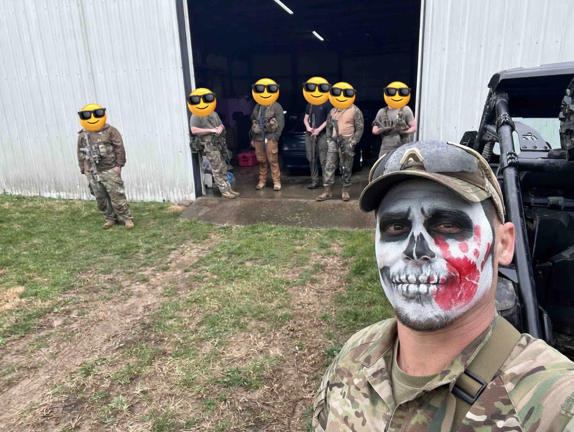 VeteranLt3's tweet photo. Well yesterday was a great day of training. Live fire bounding, pealing, watch and shoot movements. #tribe
Tribe got together, shot beside each other and behind each other, obviously staggered. Tribe has been together going on 4 years. Team trust with live fire has been achieved. https://t.co/UhrVzgmIv6