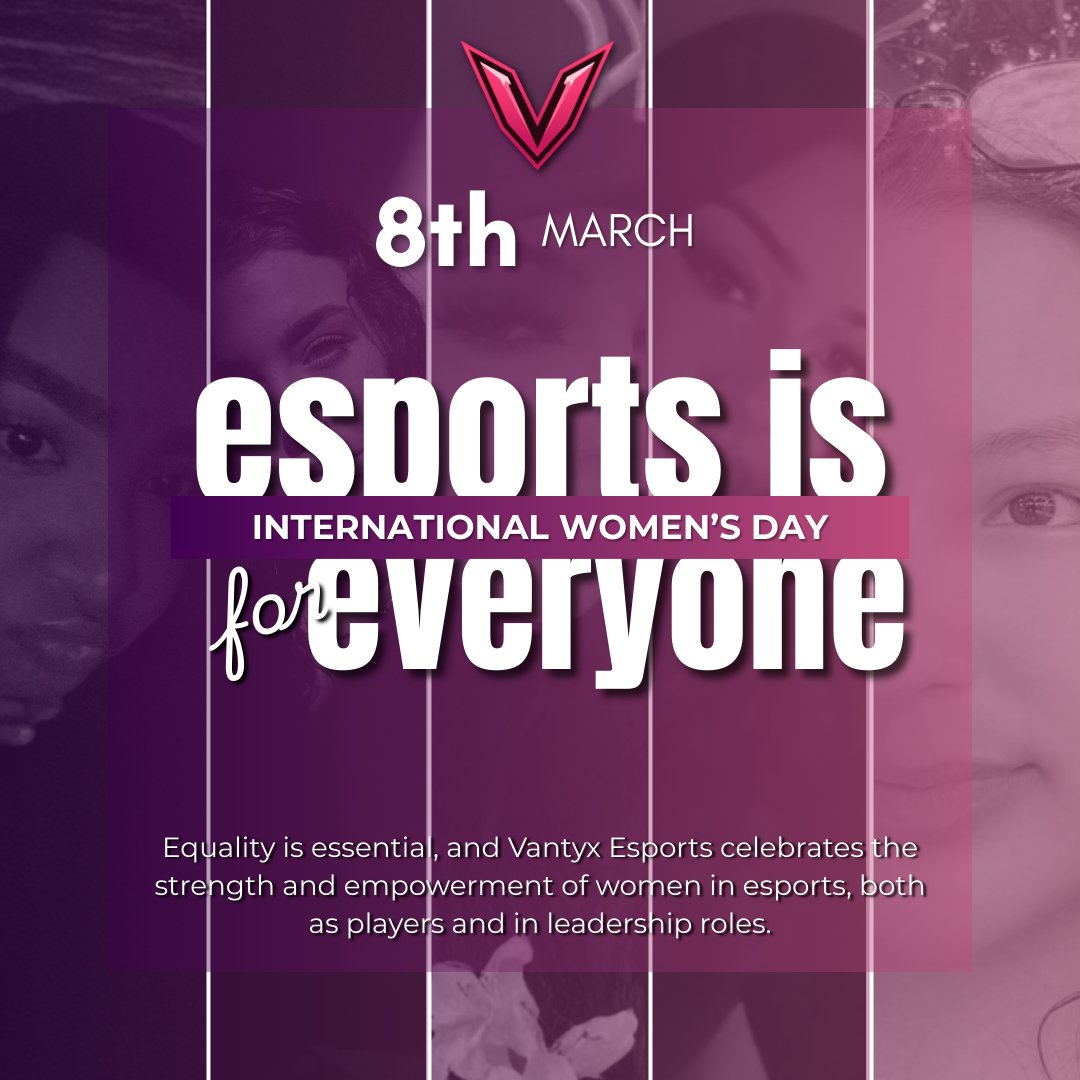 Today, we celebrate the women who compete, create, and lead in esports. Since day one, Vantyx has prioritized nurturing a community where women feel empowered and equal in gaming.

Here’s to breaking barriers and inspiring the next generation. #ItBeginsHere