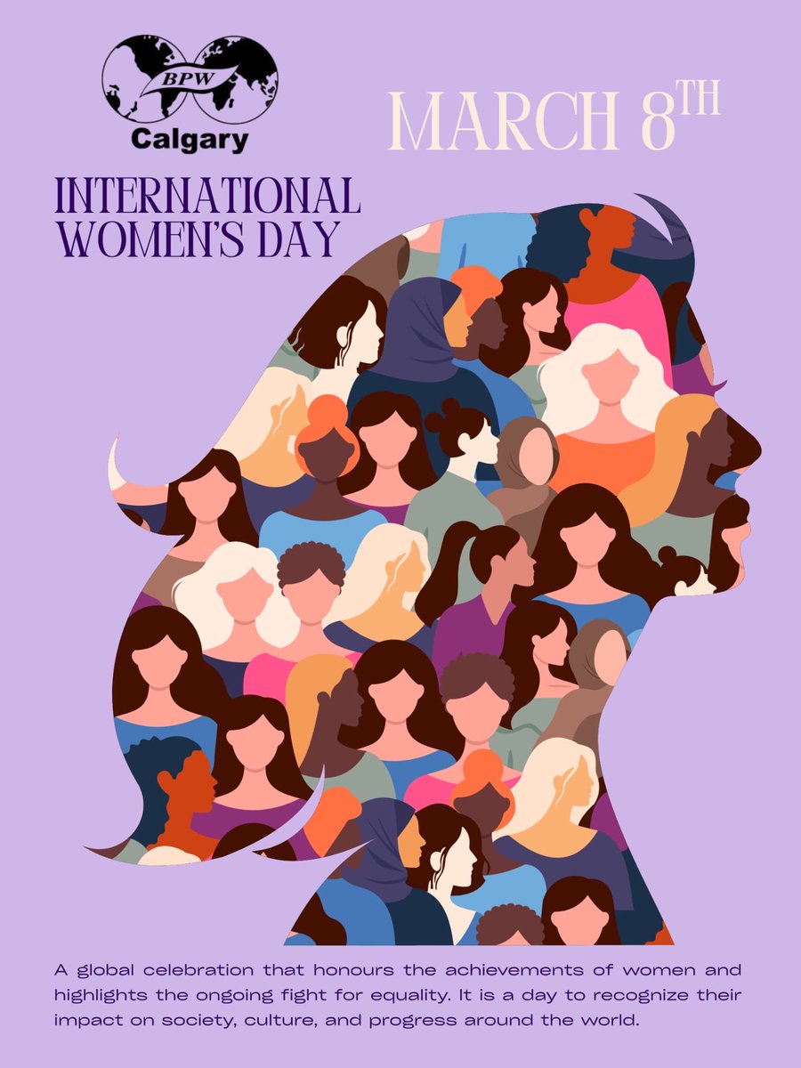BPWCalgary's tweet photo. Happy International Women's Day to our members/supporters! We are committed to advancing gender equality. Our M-Power Mentorship program is perfectly aligned with this year's theme of #GiveToGain where true collaboration &amp; mutual support come together out of generosity. #IWD2026 https://t.co/ubwDhZvWYF