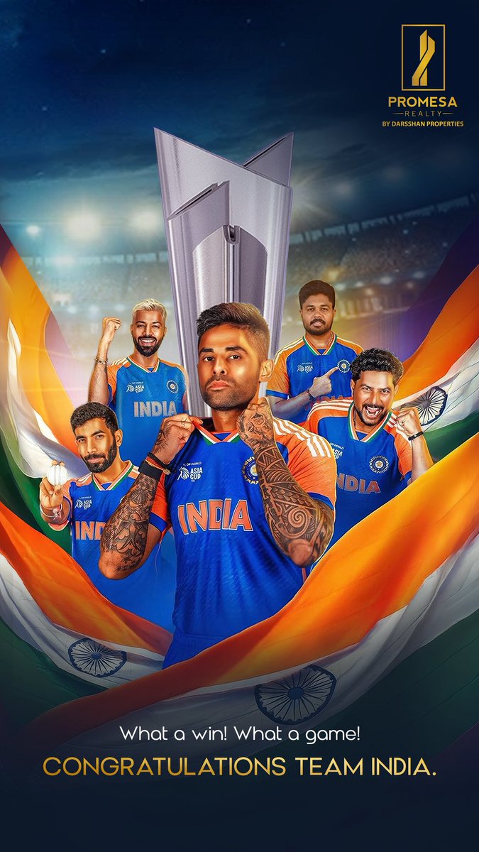 PromesaRea12864's tweet image. A match to remember and a victory to celebrate. Proud of the Men in Blue! 

#PromesaRealty #TeamIndia #CricketVictory #MenInBlue #ProudMoment