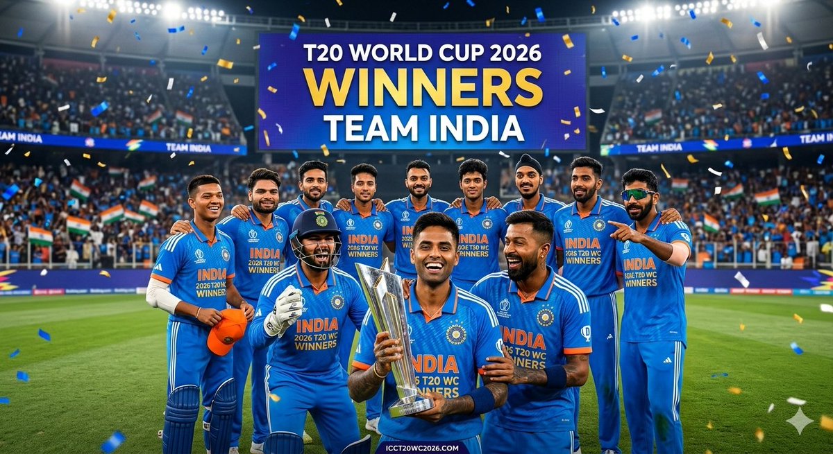 एक बार फ़िर विश्व विजेता..🇮🇳✨️
T20WC 2K26 CHAMPIONS 🧿🙌
#INDvsNZ