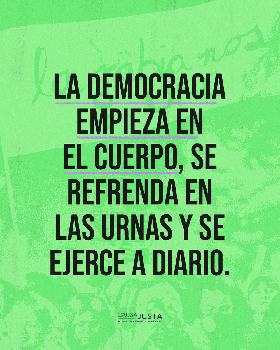 Causa Justa por el Aborto tweet media