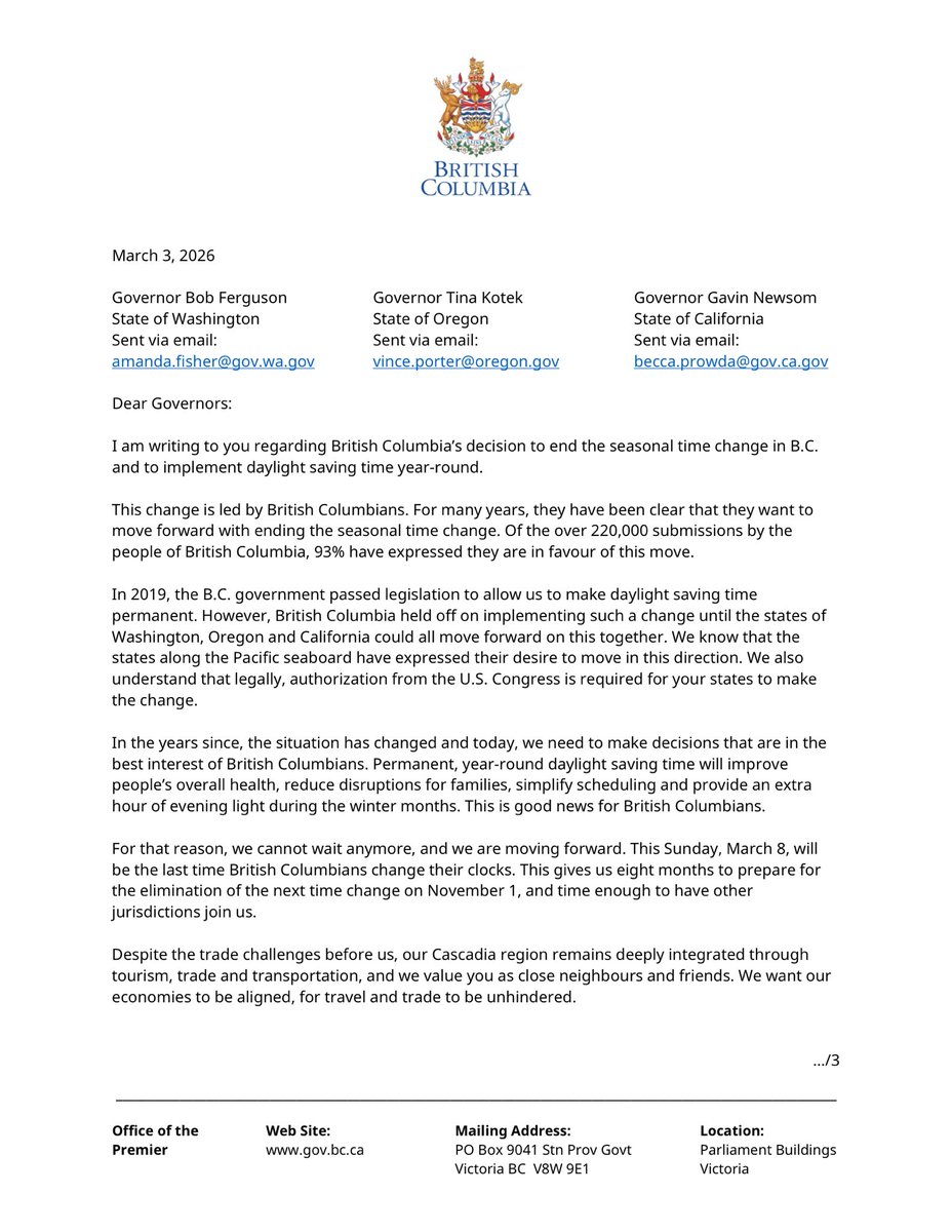 David Eby tweet media