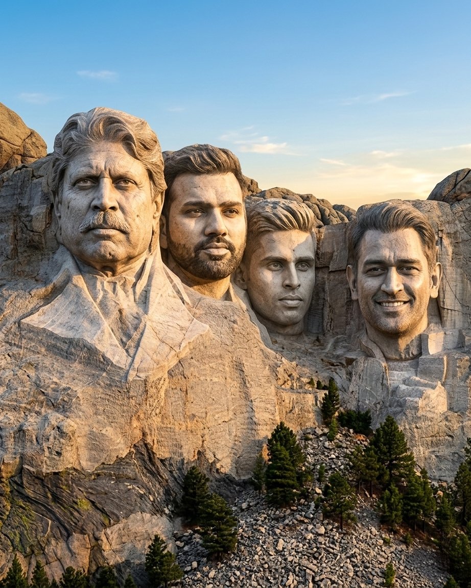 Mount Rushmore of Indian Cricket at Ahmedabad 🌟