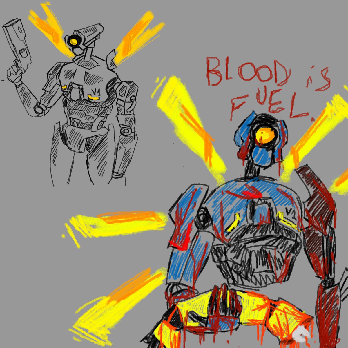 He is such a silly guy
#ultrakill #v1 #fanart