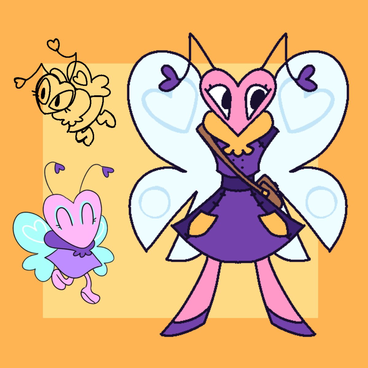 AroaceElectric's tweet photo. workin on ginger’s design for the fangan!! 3 r done so farrrrr aaaaaaaa https://t.co/b5948VDtaL