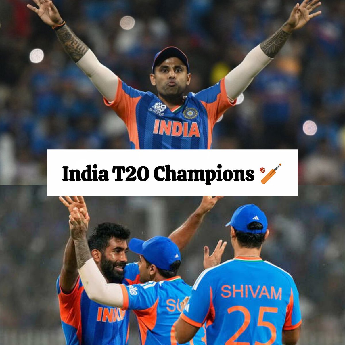 LifeJourney2424's tweet photo. India defend their T20 World Cup title, beat New Zealand by 96 runs!!

 🇮🇳⚔️🇳🇿 🏆🏏 #INDvsNZ #ICC #T20WorldCup2026final https://t.co/OfDGhq64lB