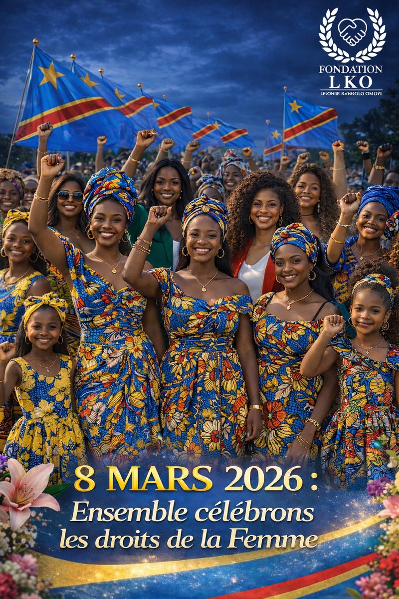 telemaOfficiel's tweet photo. "Ensemble pour les droits de la Femme" @leonnie_kandolo https://t.co/lo0jD7Kv2Z