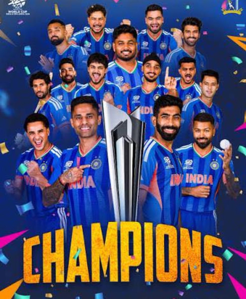 Congratulations #IndianCricketTeam for winning #T20WorldCup2026final 💕🌹
