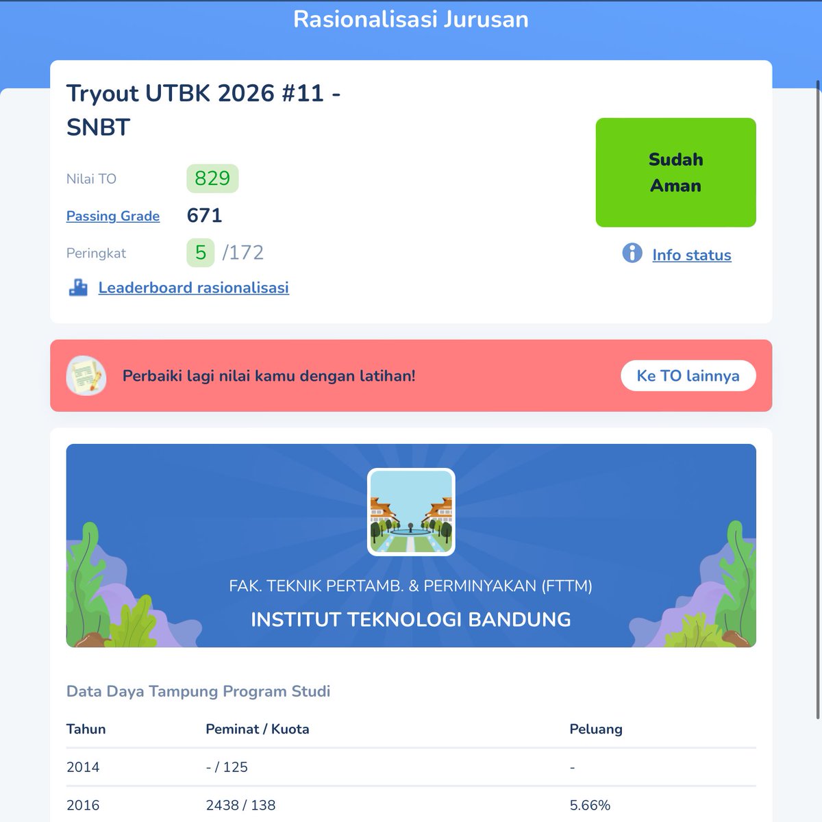 takut sama TO 12 jujur
