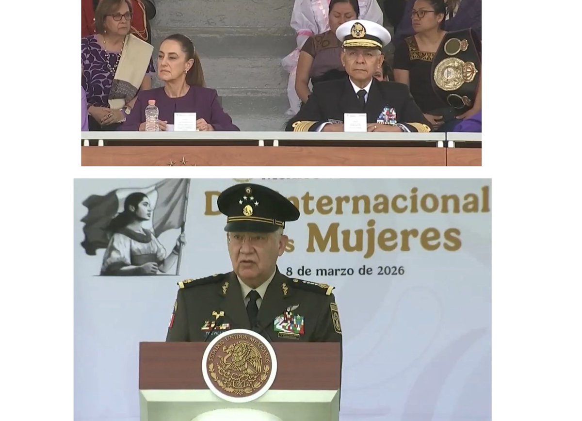 No es broma

Sheinbaum militarizó el Día Internacional de la Mujer 😳