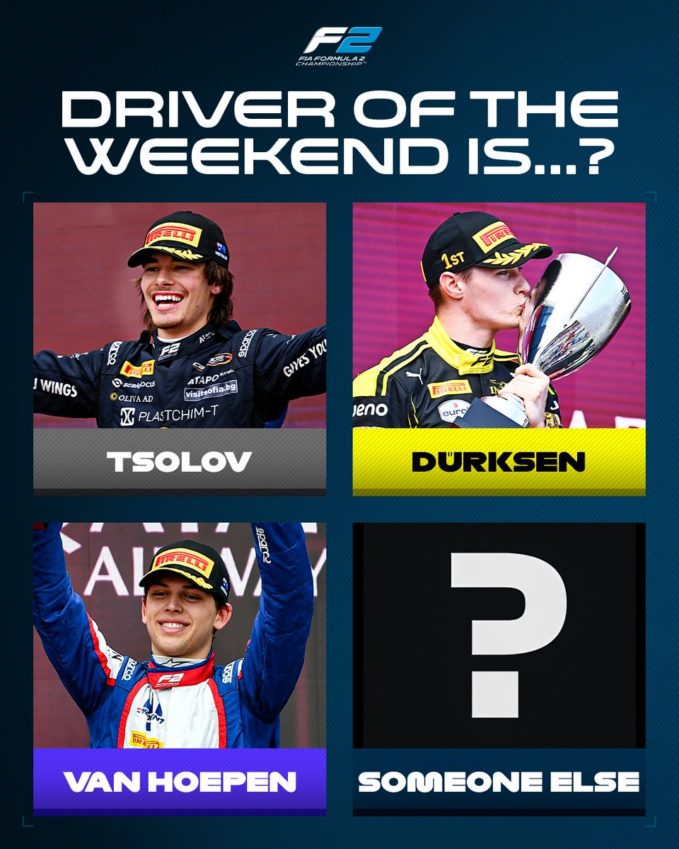 Formula 2 tweet media