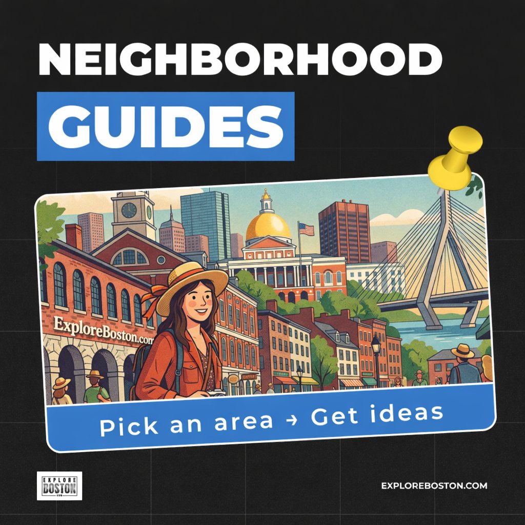 ExploreBOS's tweet photo. Explore Boston on https://t.co/nbMZdthQlu
Sunday is the perfect day to explore! 🏙️

Our new Neighborhood Guides are live! Covering 23 neighborhoods &amp; 27 districts. Navigate Boston like a local with maps. 🗺️✨

https://t.co/7VJs1MaUMn

#ExploreBostonDotCom #Boston #SundayFunday https://t.co/NdGXBSUHDU