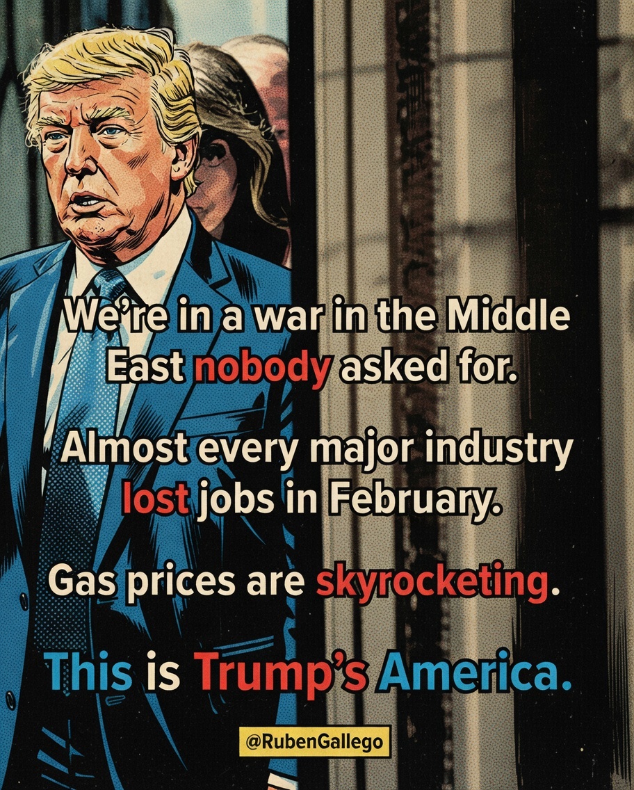 The text in the image represents the heartfelt feelings of some Americans, reflecting a certain reality. But what I care about is the disaster that the president you elected has brought to the world.