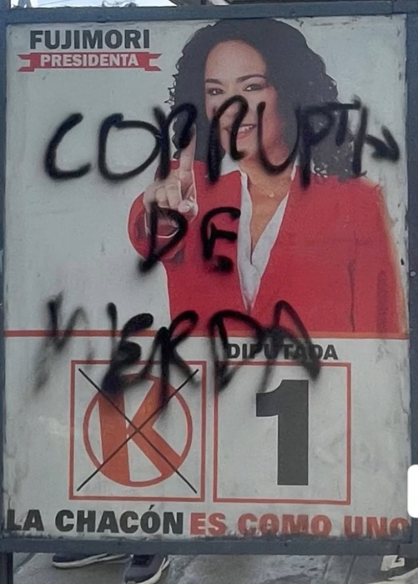 Gente, El 12 de Abril NO se Vota Por 
Esta Corrupta. Compartan para que
Lo vea la Chacón 

#PorEstaNo2026!!
