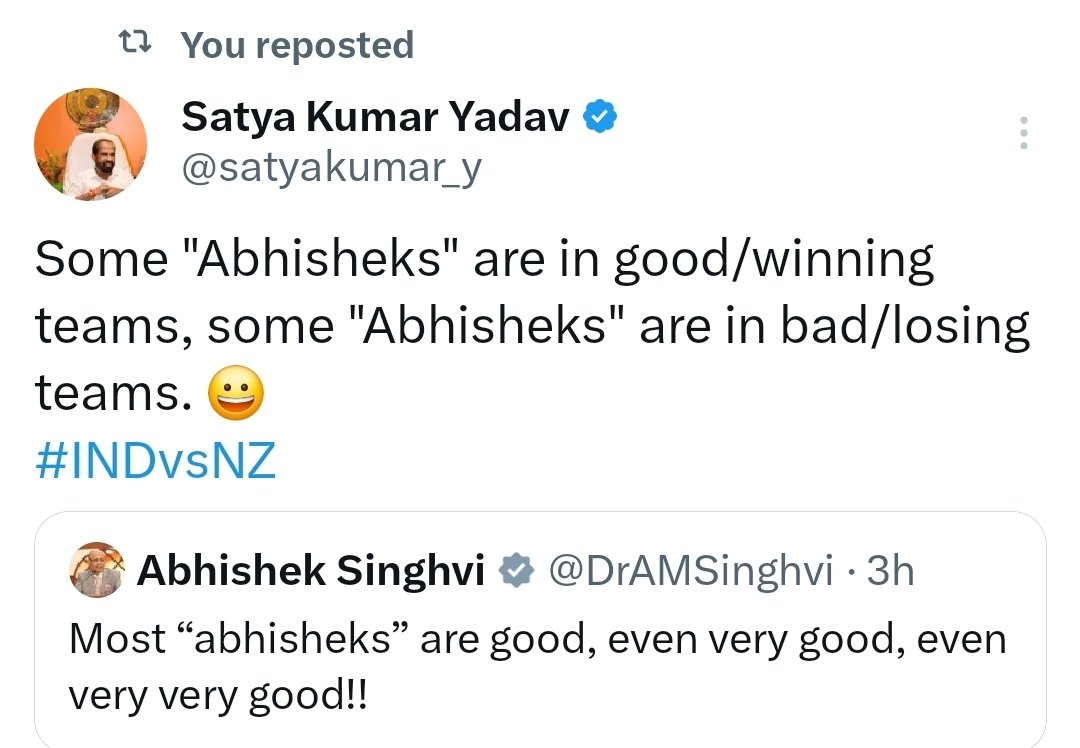 Singhvi saheb got Roasted... <a href="/satyakumar_y/">Satya Kumar Yadav</a> 💀
