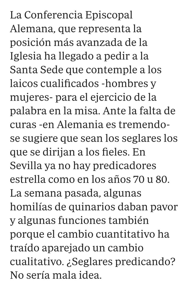 Otra perlada de López de Paz... Lo que hay que hacer es rezar más por los sacerdotes, para que sean fieles y más numerosos