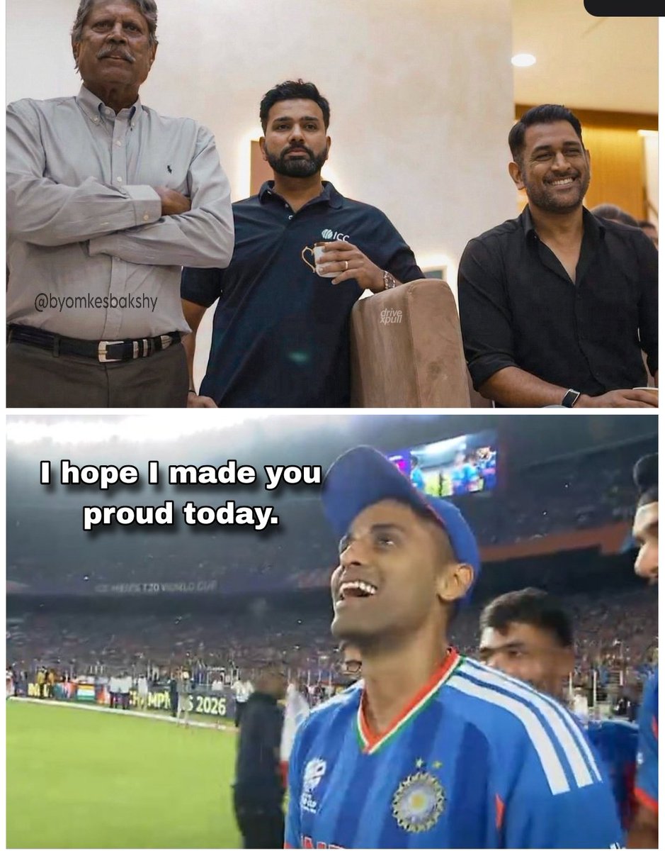 byomkesbakshy's tweet photo. World Champion 🏆 
#T20WorldCup2026final https://t.co/ygT5ZDLHrh