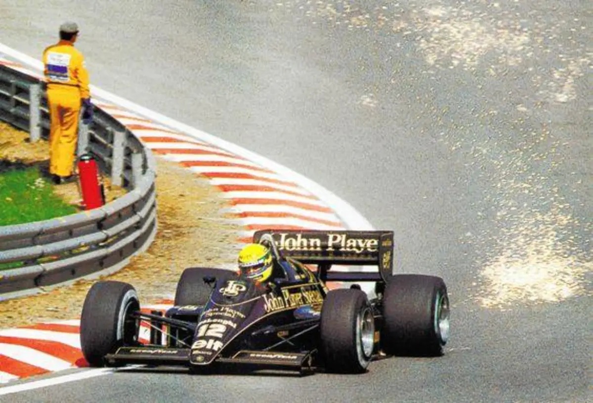 Rinoire's tweet image. #SennaSunday
Belgian GP #Spa 1986
#Lotus 98T
Ayrton Senna
Second position