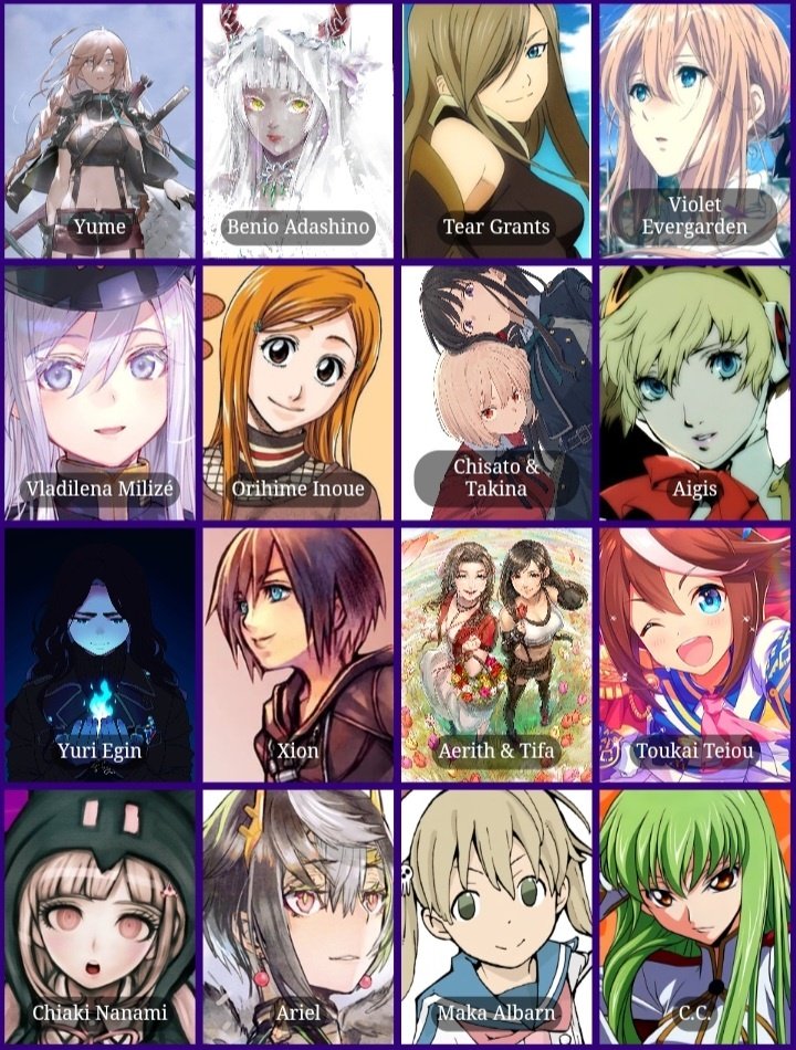 Por el día de la mujer, aquí mis personajes femeninos favoritos 💜