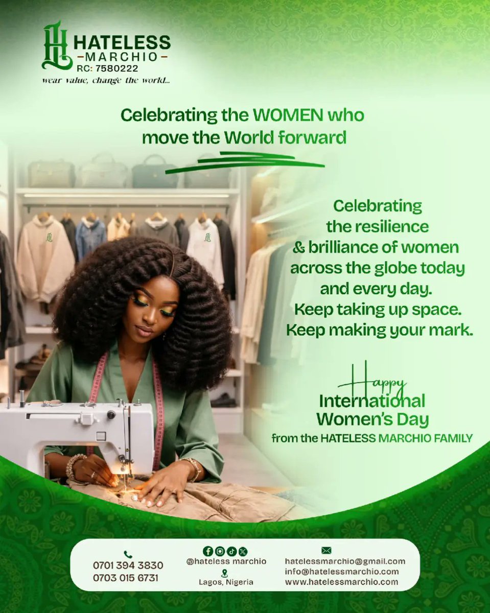 MarchioStyle's tweet photo. HAPPY INTERNATIONAL WOMEN'S DAY 

#WomensDay #WomensDay2026 https://t.co/UnmzRiqnaC