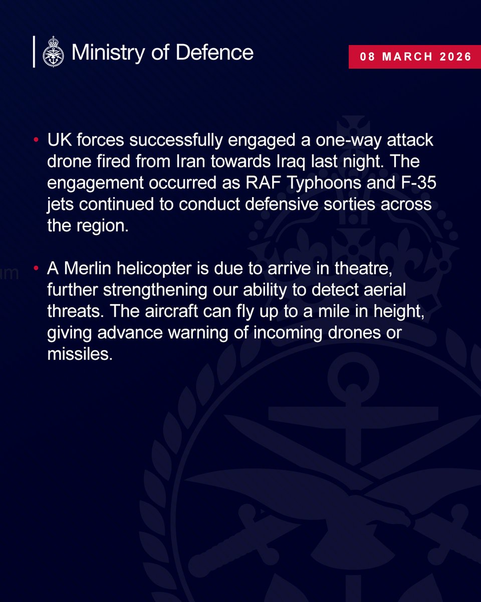 Ministry of Defence 🇬🇧 tweet media